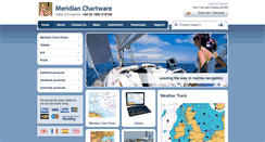 Desktop Screenshot of meridian-chartware.co.uk